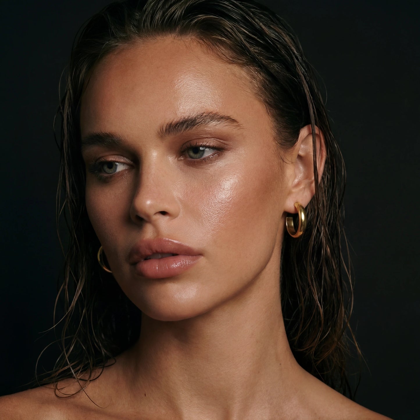 Classic Gold Hoops