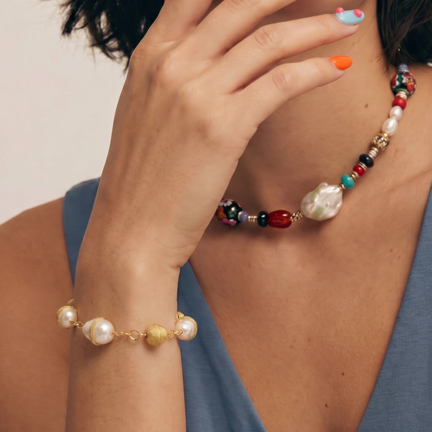 Pearl Mesh Bracelet