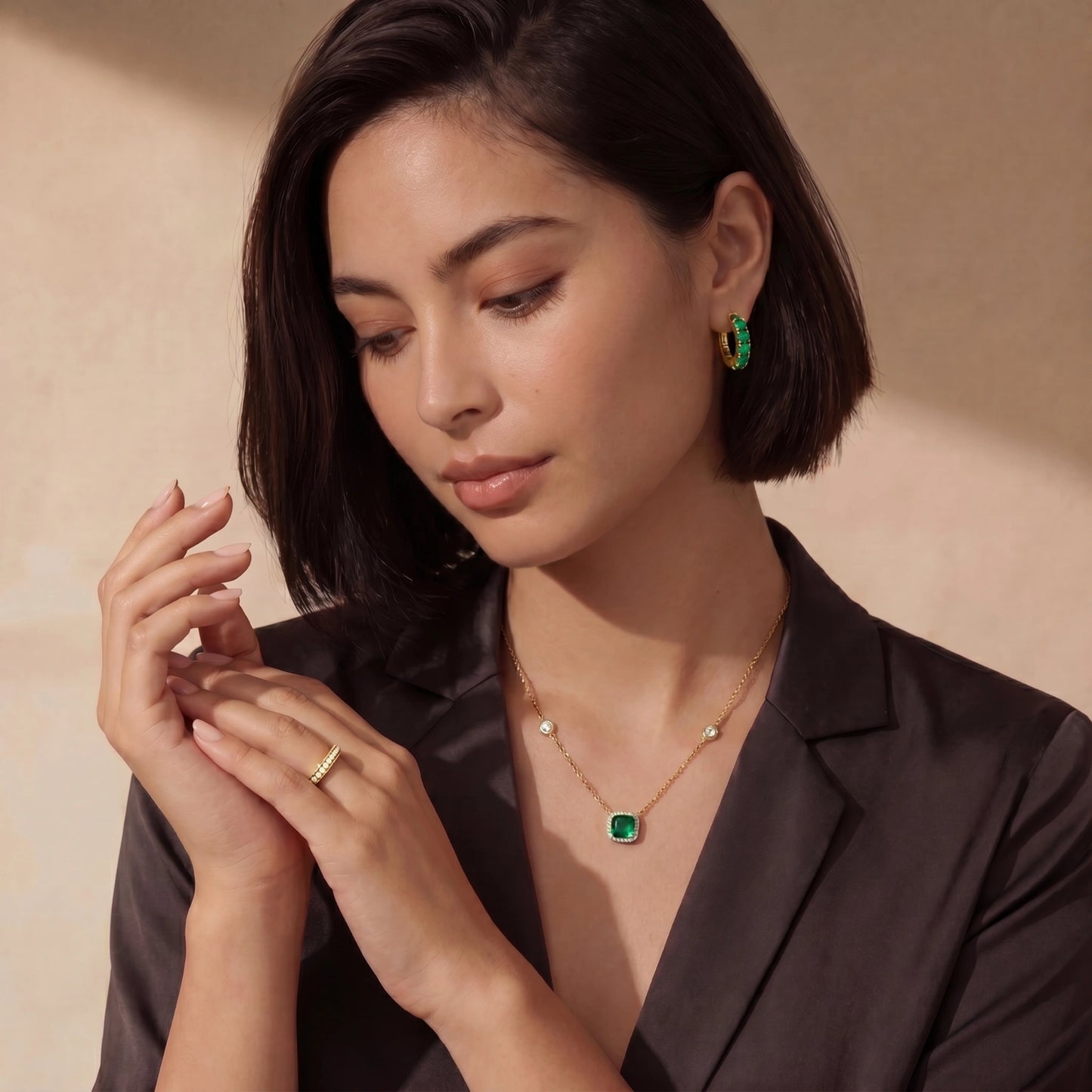 Emerald Energy Necklace