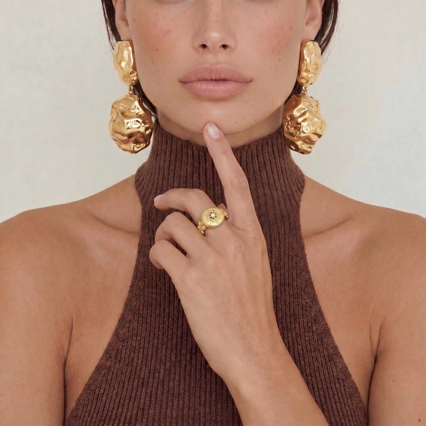 Vintage Medallion Ring