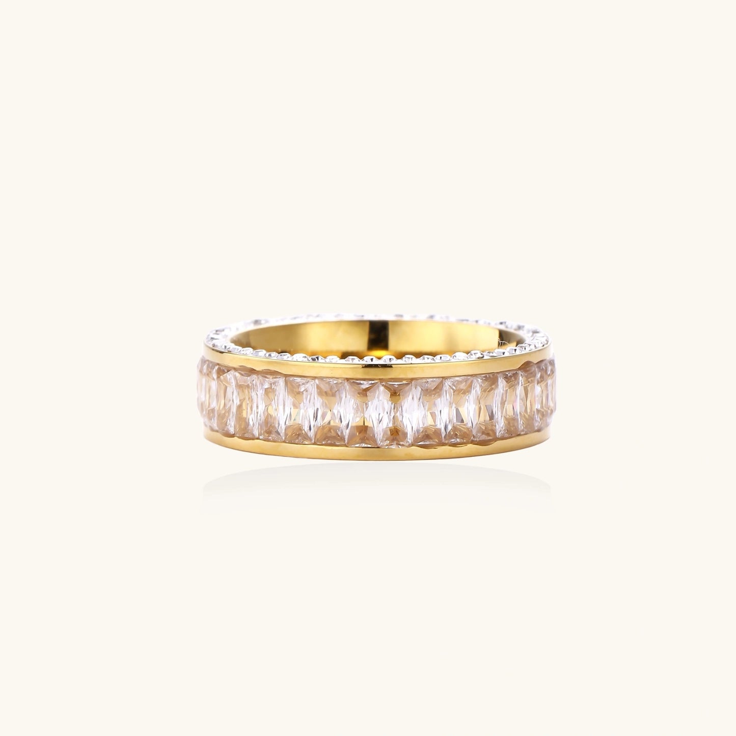 Champagne Crystals Ring
