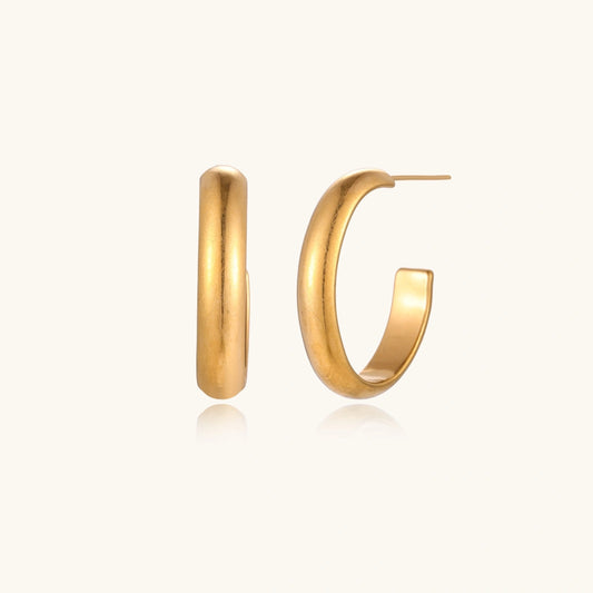 Classic Gold Hoops