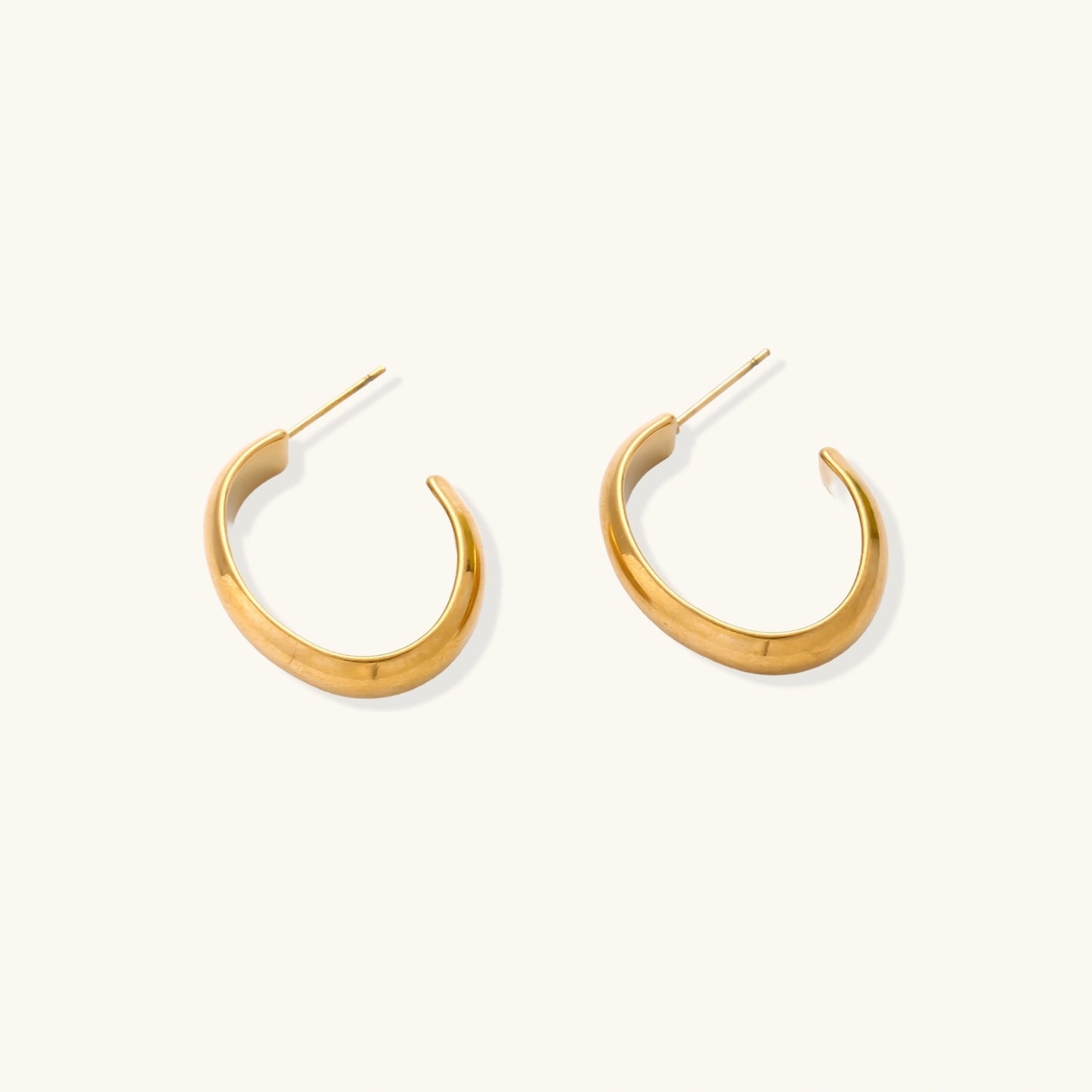 Classic Gold Hoops