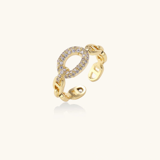 Gold Chain Ring