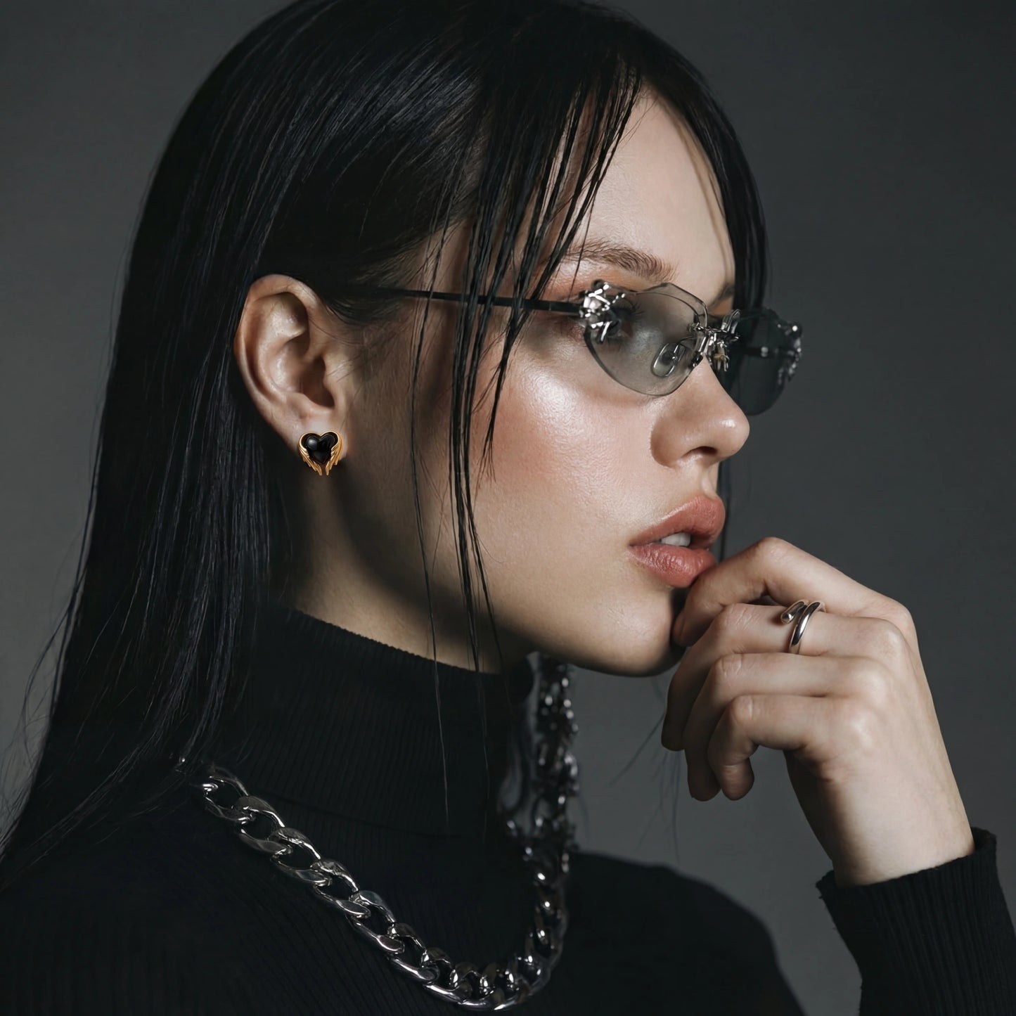 Midnight Angel Earrings