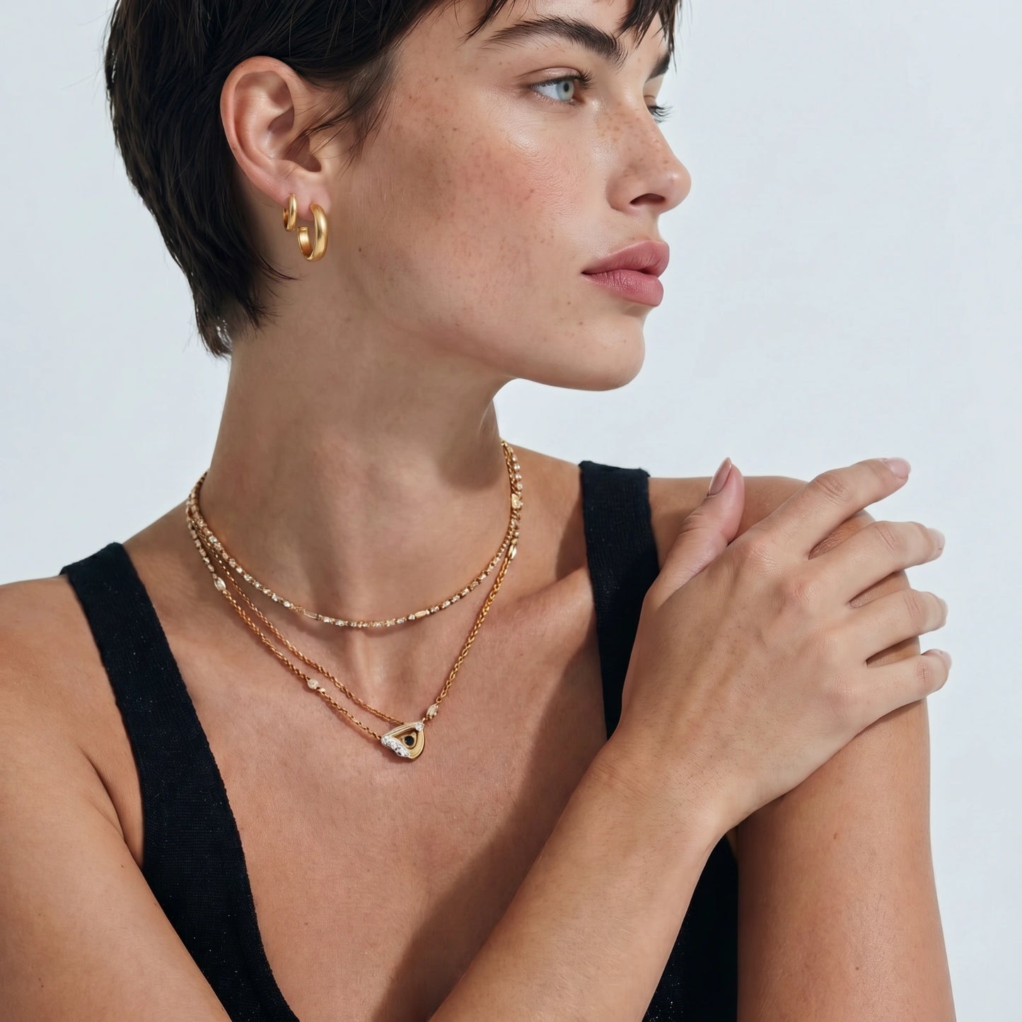 Classic Gold Hoops
