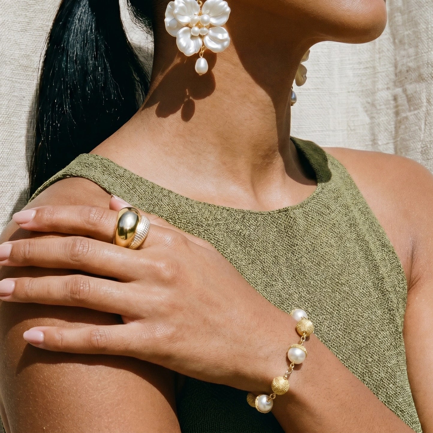 Pearl Mesh Bracelet