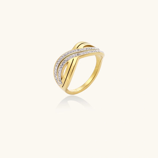 Gold Infinity Ring